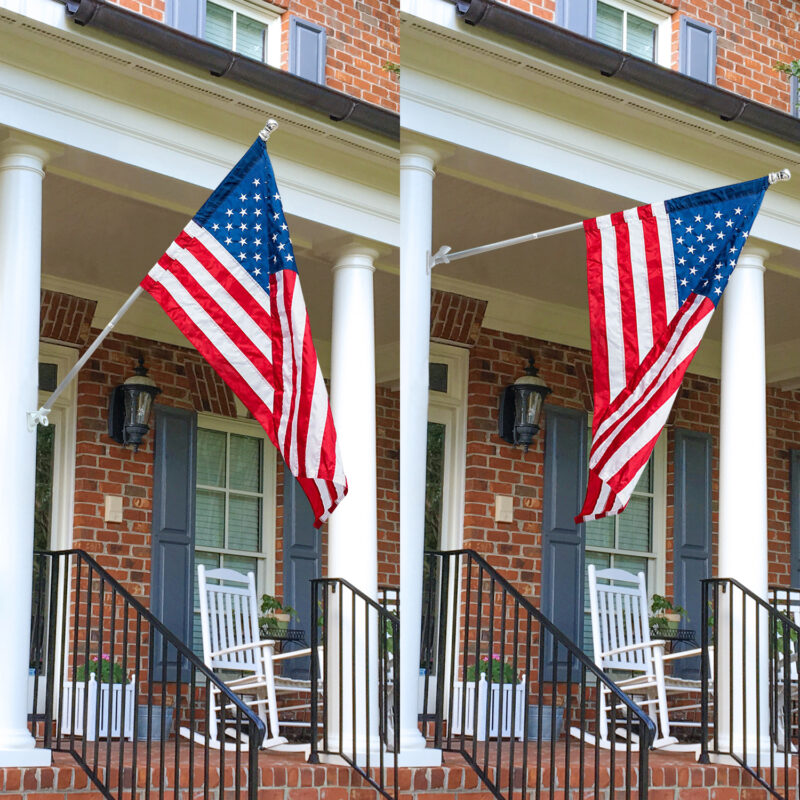 Two-Position Flag pole Holder Mounting Bracket - Image 7