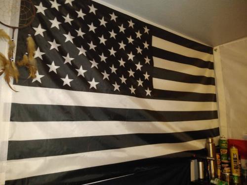 Fly Breeze Black and White American Flag 3x5 Foot photo review
