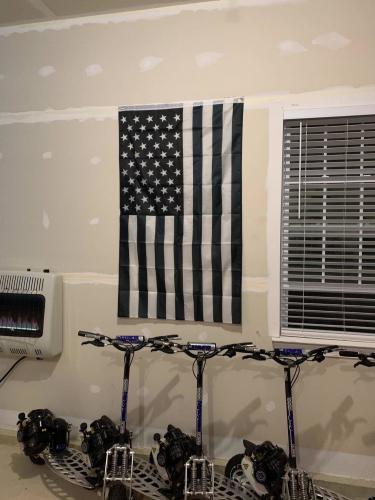 Fly Breeze 3x5 Foot Black and White American Flag photo review