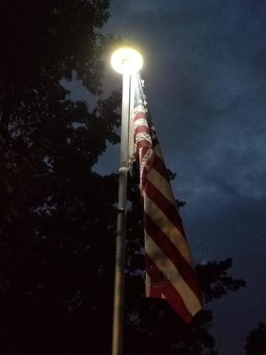 Solar Flagpole Light photo review