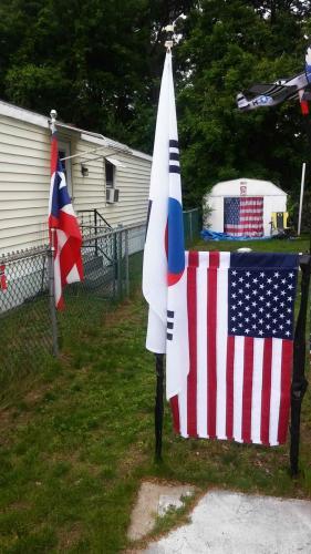 Embroidered USA Garden Flag 18 x 12.5 Inch photo review