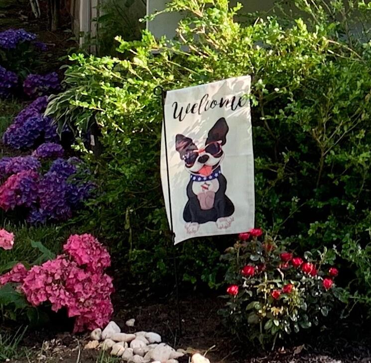 Anley Garten-Fahnenhalter Aus Schmiedeeisen – Schwarz Matt, Rostbeständig, Für Flaggen Bis 13" Breite