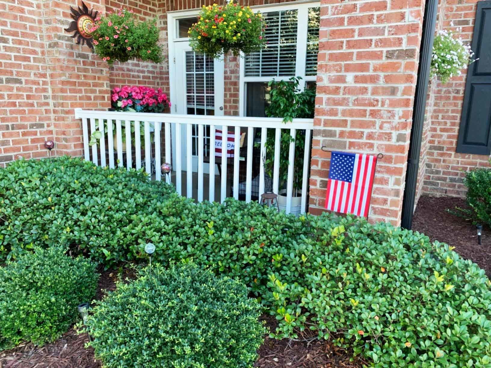 Embroidered USA Garden Flag 18 x 12.5 Inch - Anley Flags