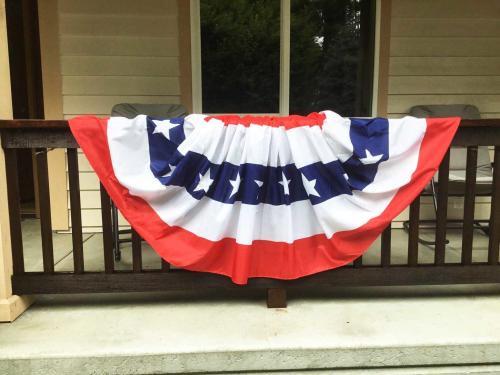 US Pleated Fan Flag 1.5x3 Foot & 3x6 Foot photo review