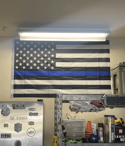 EverStrong Nylon Thin Blue Line US Flag 3x5 foot photo review