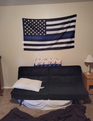 EverStrong Nylon Thin Blue Line US Flag 3x5 foot photo review