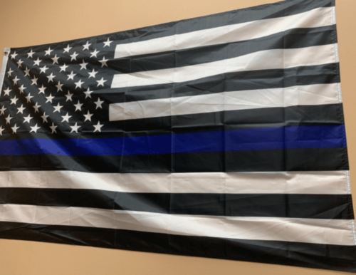 EverStrong Nylon Thin Blue Line US Flag 3x5 foot photo review