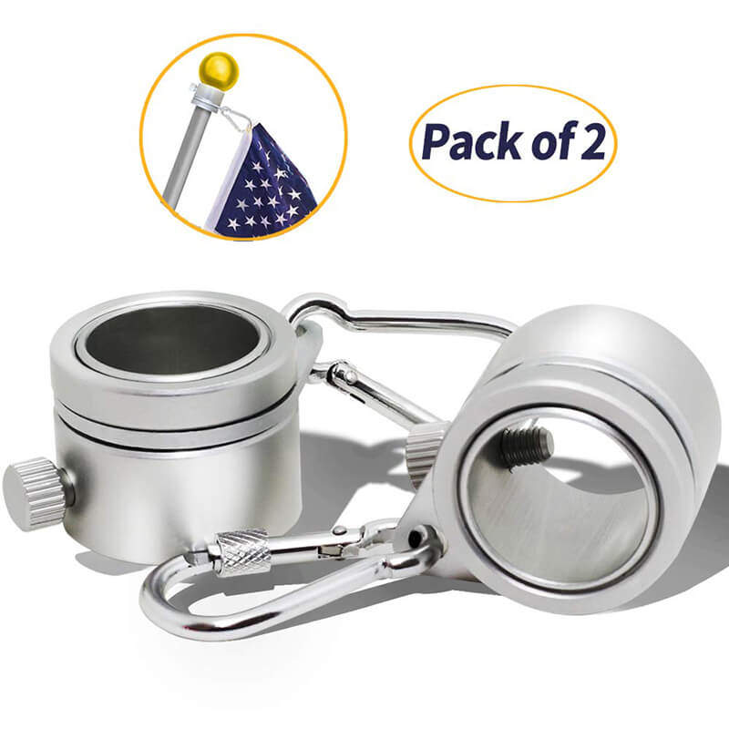 Aluminum Flagpole Mounting Ring Clips Anley Flags
