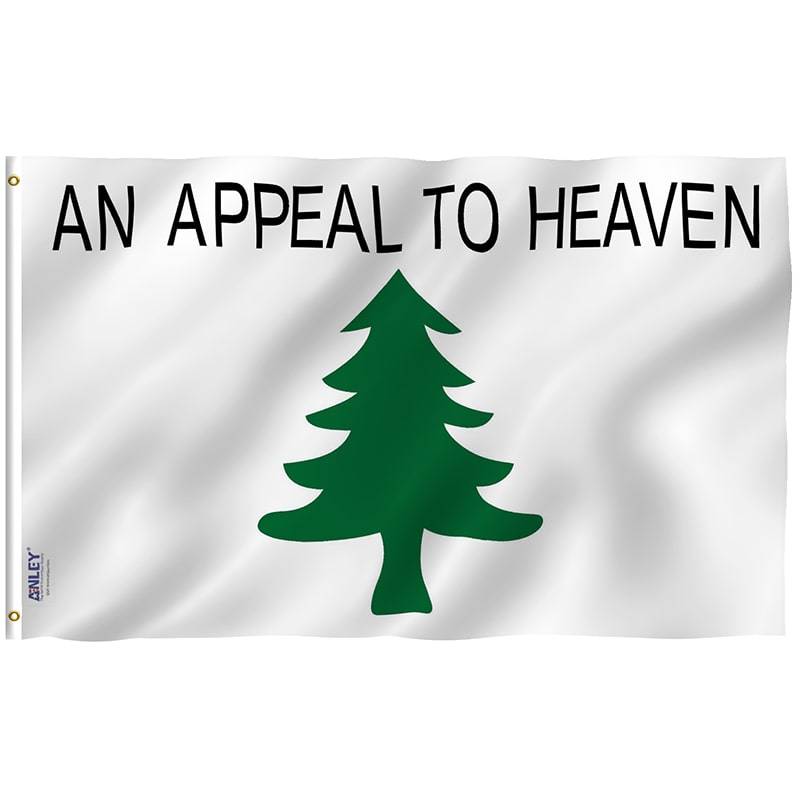 3x5 Appeal to Heaven Double Sided 3ply w/ Liner 100D Flag 3'x5' Grommets 