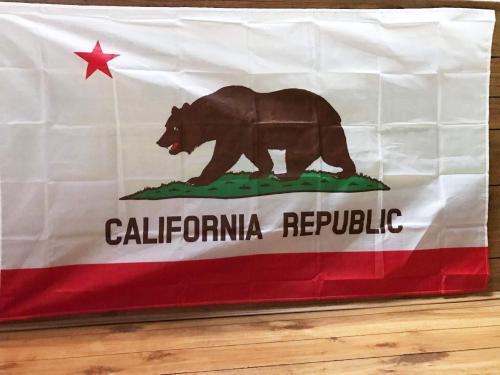 California State Flags Lot Of 5 
