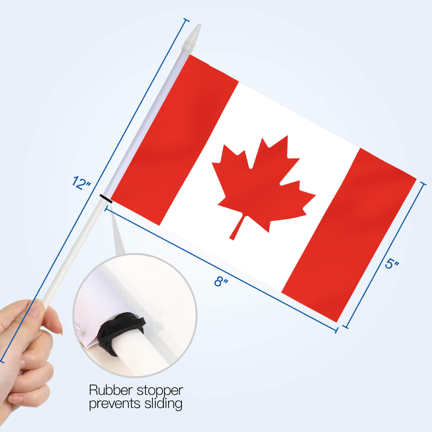 Canada Stick Flag 5x8 Inch - Anley Flags