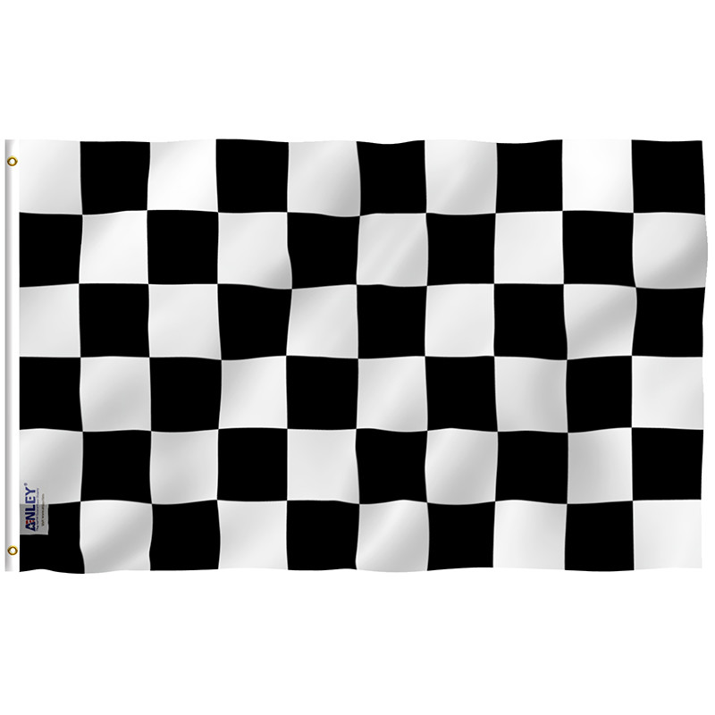 Red & Yellow Checkered Flag 3x5ft Racing Finish Line Flag Nascar