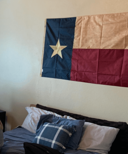 Tea-Stained Texas Flag 3x5 Foot photo review