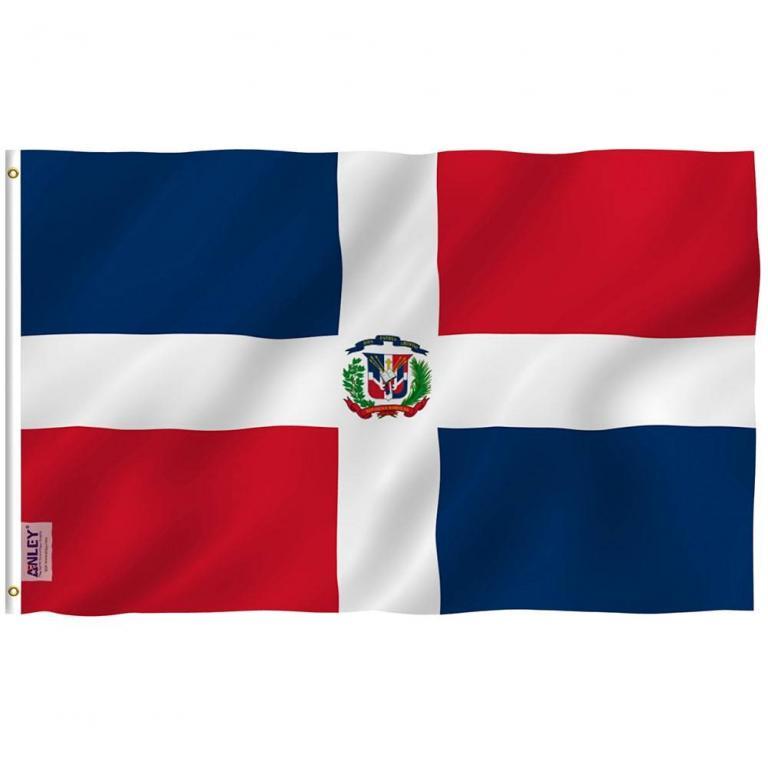 Fly Breeze Dominican Republic Flag 3x5 Foot - Anley Flags