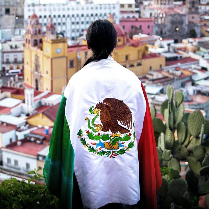 Embroidered Mexico Flag