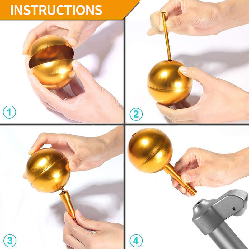 FlagPole Top Ball Anley Flags