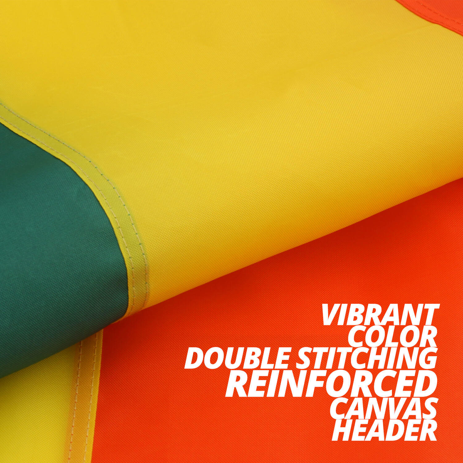 5x8 Foot Rainbow Gay Pride Flag - Rough Tex Knitted Polyester Large House Banner