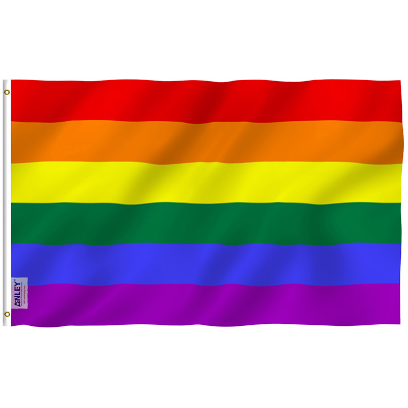 gay pride rainbow flag LGBT society organization flag for sale non profit group banner near me