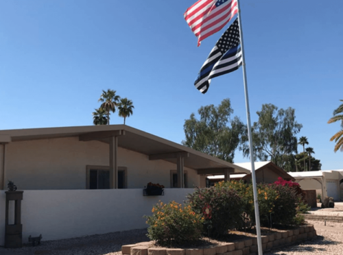 EverStrong Nylon Thin Blue Line US Flag 3x5 foot photo review