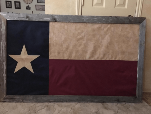 Tea-Stained Texas Flag 3x5 Foot photo review