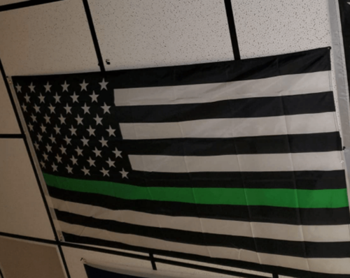 Fly Breeze 3x5 Foot Thin Green Line USA Flag photo review