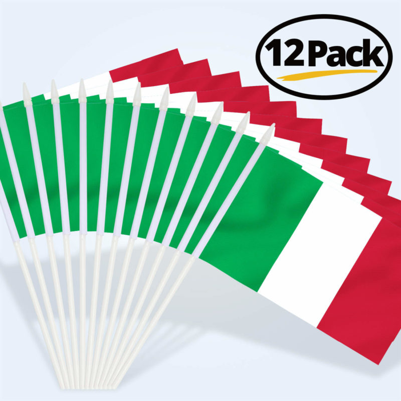 Italy Stick Flags 5x8 Inch (Pack of 12) - Image 6