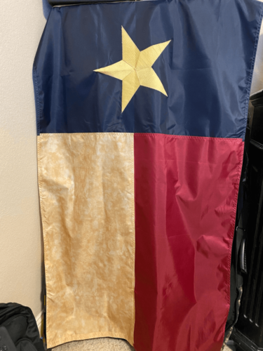 Tea-Stained Texas Flag 3x5 Foot photo review