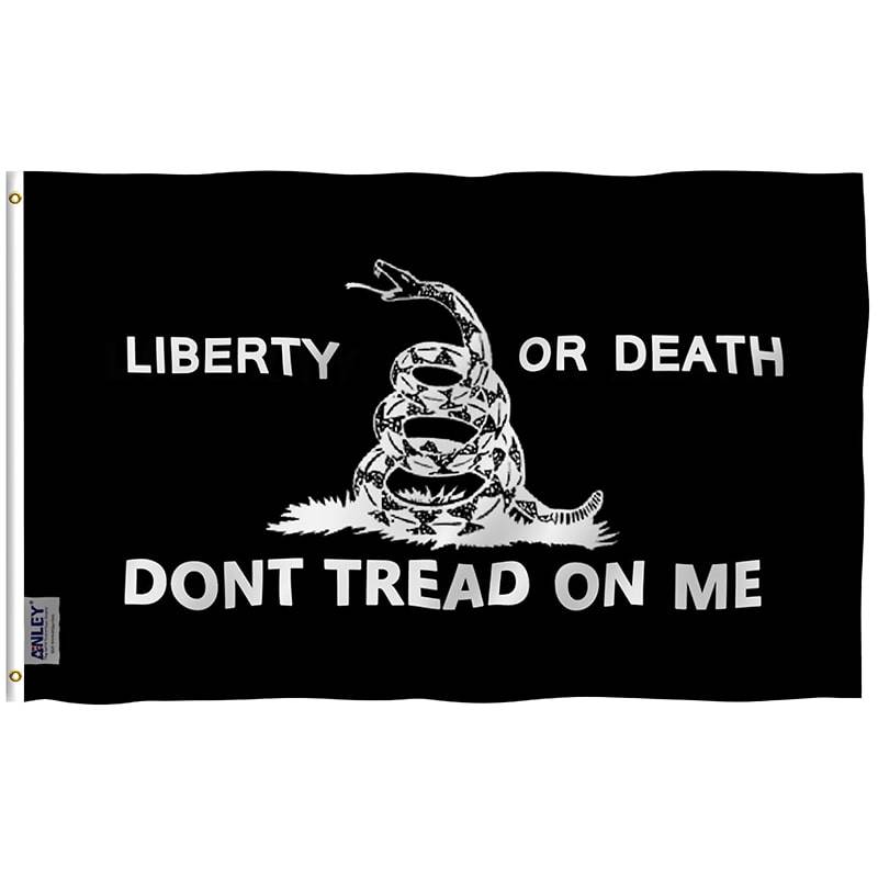 12x16 LIBERTY OR DEATH DONT TREAD ON ME GOD BLESS AMERICA Metal Sign WALL TAG 