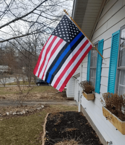 Fly Breeze 3x5 Foot Blue Lives Matter USA Police Flag photo review