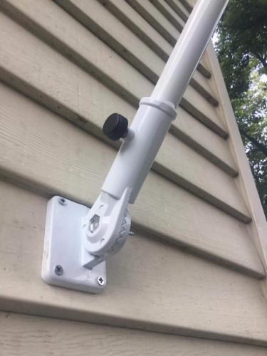 Multi-Position Flagpole Mounting Bracket with Hardwares (Ideal for 1-inch Pole) photo review