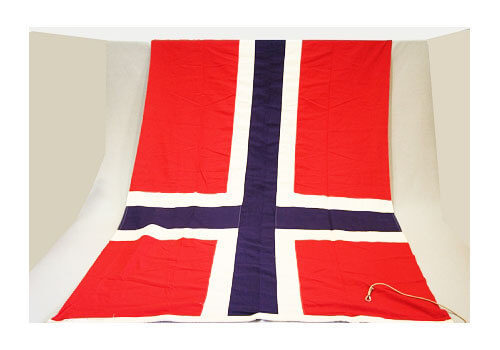 Norway Olympics ANNIN Nyl-Glo Nylon Country Flag 3x5’ World Cup Soccer  Made USA 