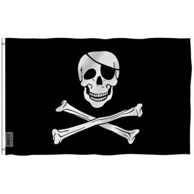 Jolly Roger Flag with Eyepatch
