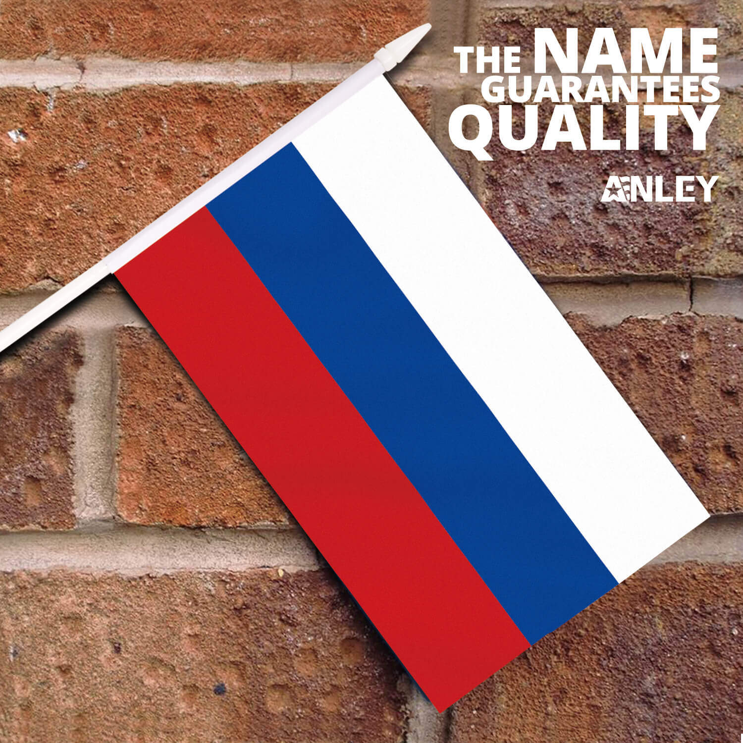 Sticker drapeau﻿ Russie Dimensions 77x48mm
