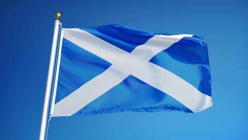 SCOTLAND FLAG Individueller Auto Lufterfrischer (Weihnachtsstrumpf