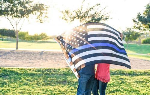 Fly Breeze 3x5 foot Thin Blue Line USA Flag photo review