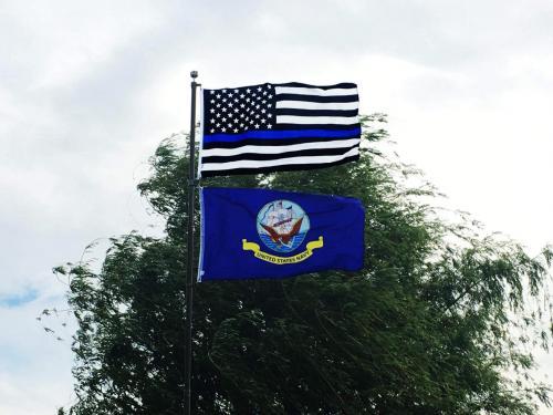 Fly Breeze 3x5 foot Thin Blue Line USA Flag photo review