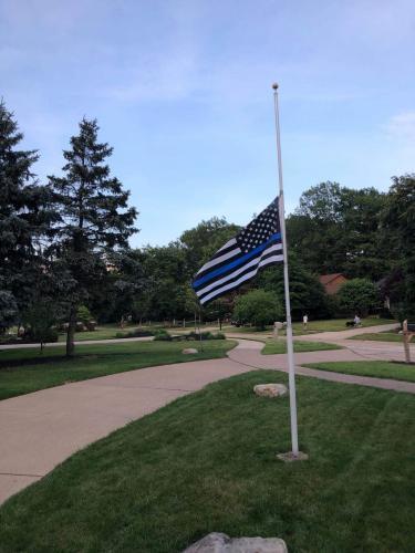 Fly Breeze 3x5 foot Thin Blue Line USA Flag photo review