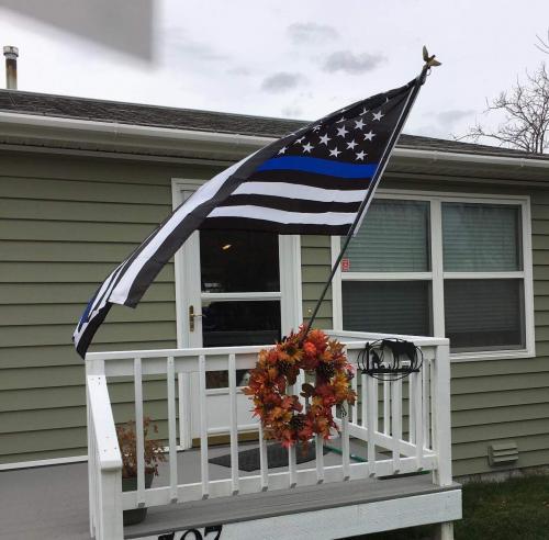 Fly Breeze 3x5 foot Thin Blue Line USA Flag photo review