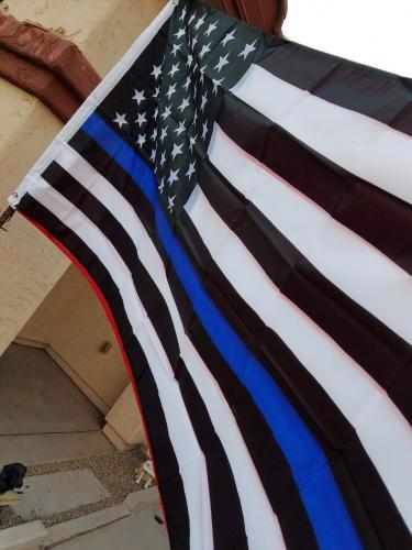 Fly Breeze 3x5 foot Thin Blue Line USA Flag photo review