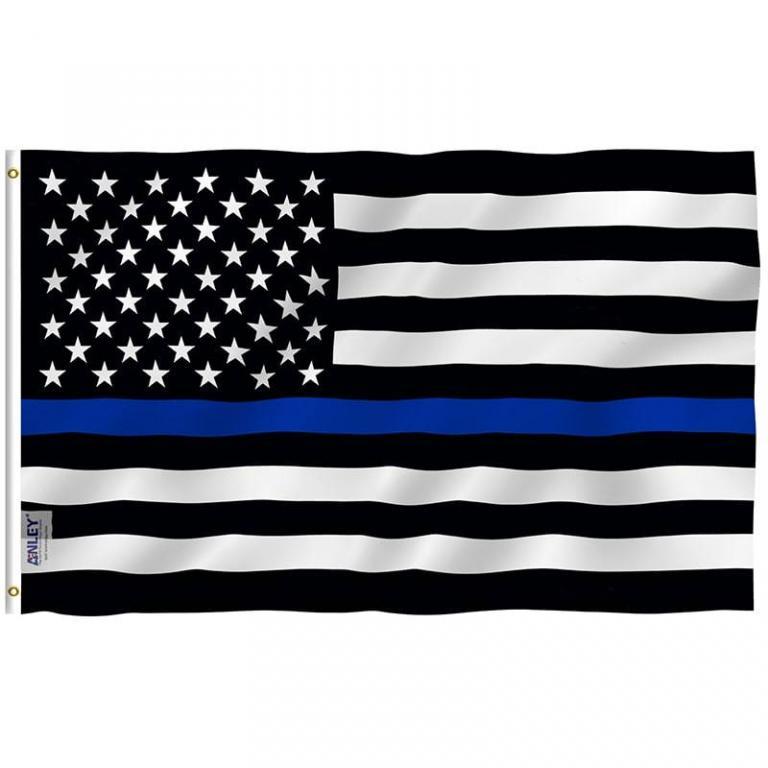 thin blue line us flag millitary duty flag for sale