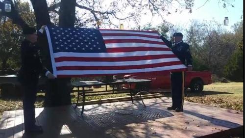 USA Memorial Burial Flag photo review