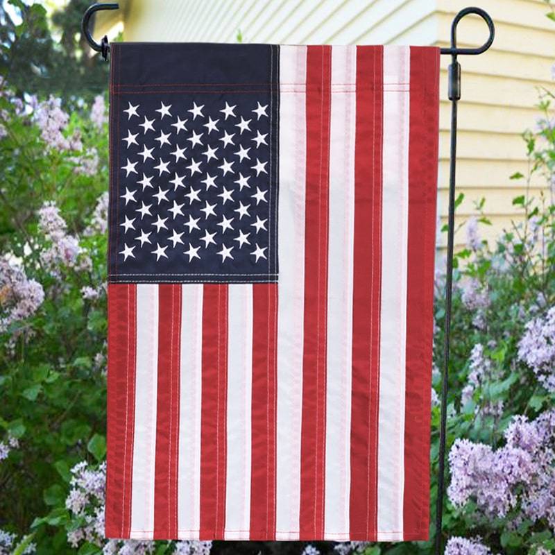 Air Force Double Sided Garden Flag 210D Sleeved Details about   12x18 Embroidered U.S 