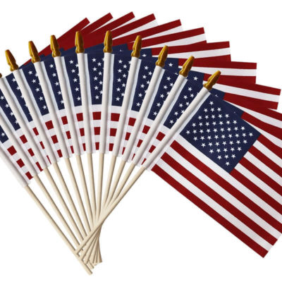USA Wooden Stick Flag