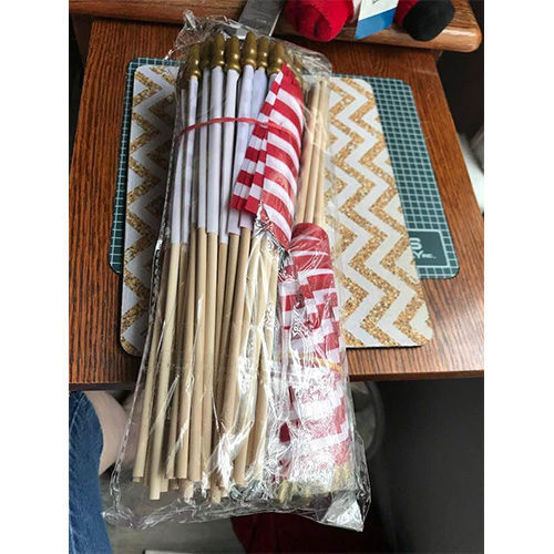 American USA Wooden Stick Flag 4 x 6 Inch (Pack of 50/100) photo review