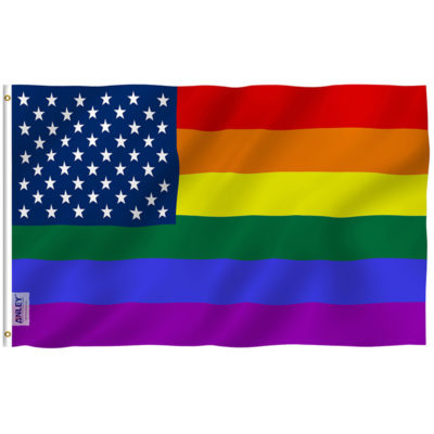 US Rainbow flag