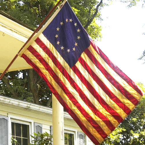 Pine Wooden House Flag Pole 56 In photo review