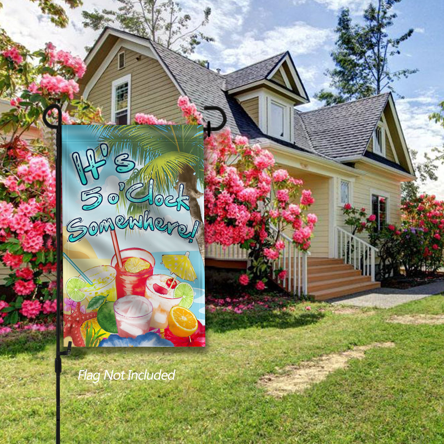 Decorative Garden Flag Stands