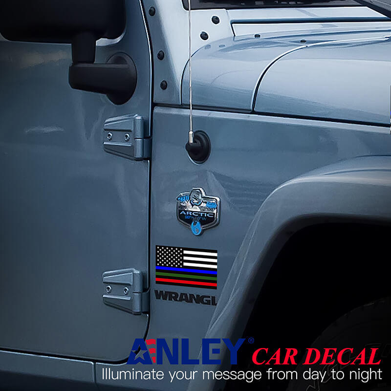 thumbnail image 2 of USA American Flag Vinyl Decal Sticker – Car, Truck, Or Any Outside Surface 2 of 6