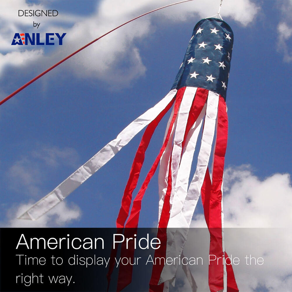 American Flag Windsock Show United States Patriotic Support USA Windsock 