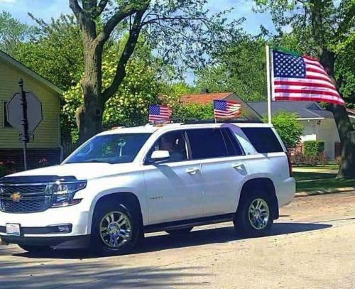 American Car Window Flags (2 Pack) - 17" x 11" photo review